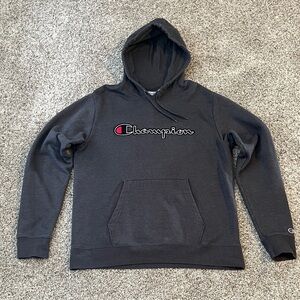 Champion Men's Dark Gray Hoodie